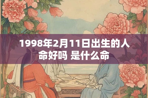 1998年2月11日出生的人命好吗 是什么命