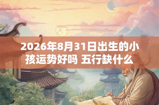 2026年8月31日出生的小孩运势好吗 五行缺什么