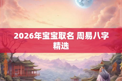 2026年宝宝取名 周易八字精选 2026年宝宝取名 周易八字精选