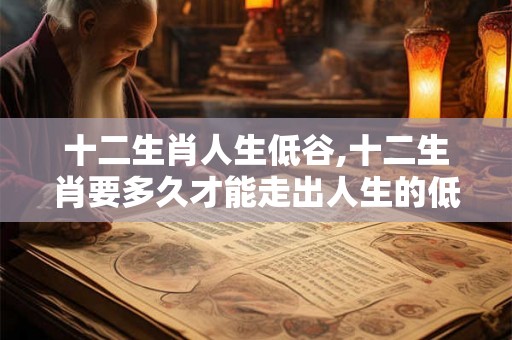 十二生肖人生低谷,十二生肖要多久才能走出人生的低谷？