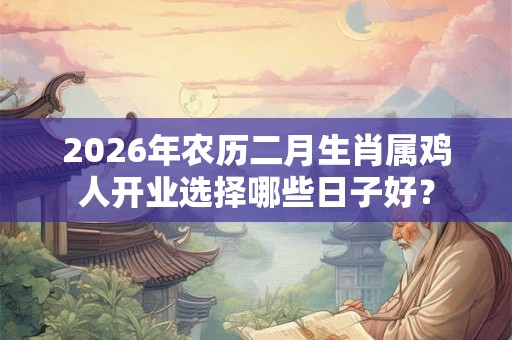 2026年农历二月生肖属鸡人开业选择哪些日子好？
