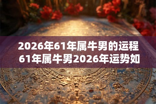 2026年61年属牛男的运程 61年属牛男2026年运势如何