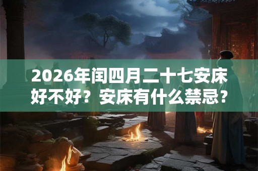 2026年闰四月二十七安床好不好？安床有什么禁忌？