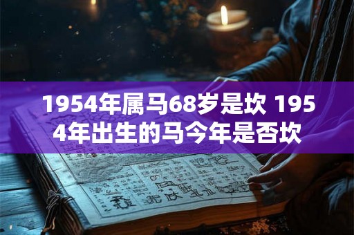 1954年属马68岁是坎 1954年出生的马今年是否坎