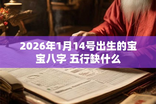 2026年1月14号出生的宝宝八字 五行缺什么