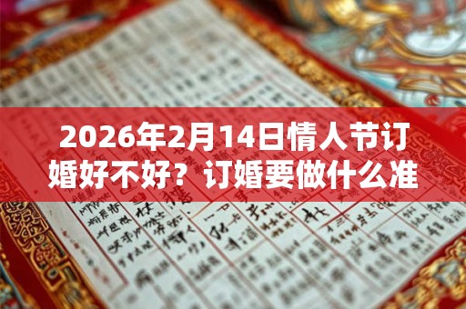 2026年2月14日情人节订婚好不好？订婚要做什么准备？