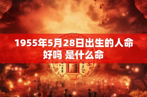1955年5月28日出生的人命好吗 是什么命