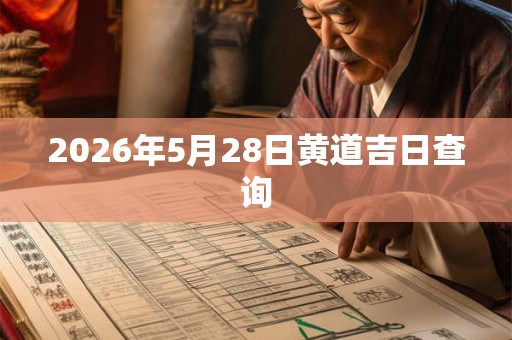 2026年5月28日黄道吉日查询