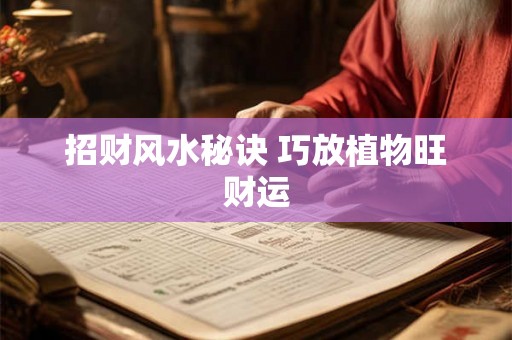 招财风水秘诀 巧放植物旺财运 招财风水秘诀 巧放植物旺财运