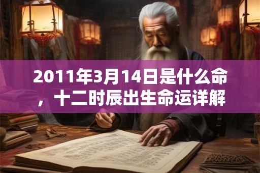 2011年3月14日是什么命,十二时辰出生命运详解 2011年3月14日是什么命,十二时辰出生命运详解