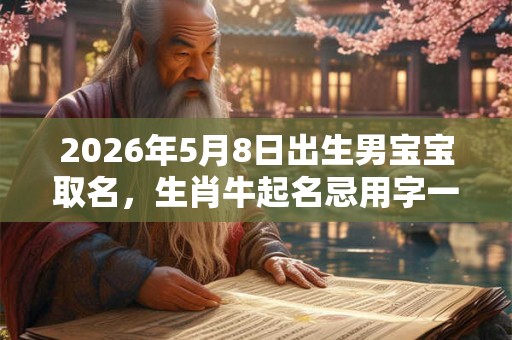 2026年5月8日出生男宝宝取名，生肖牛起名忌用字一览！