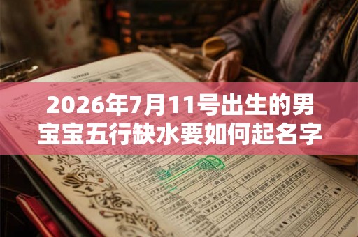 2026年7月11号出生的男宝宝五行缺水要如何起名字