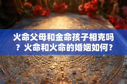 火命父母和金命孩子相克吗？火命和火命的婚姻如何？