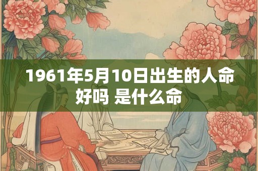 1961年5月10日出生的人命好吗 是什么命