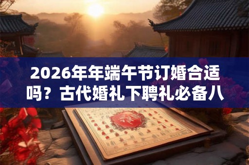 2026年年端午节订婚合适吗？古代婚礼下聘礼必备八样是什么？