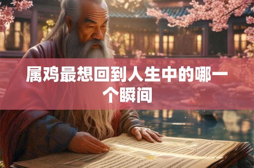 属鸡最想回到人生中的哪一个瞬间