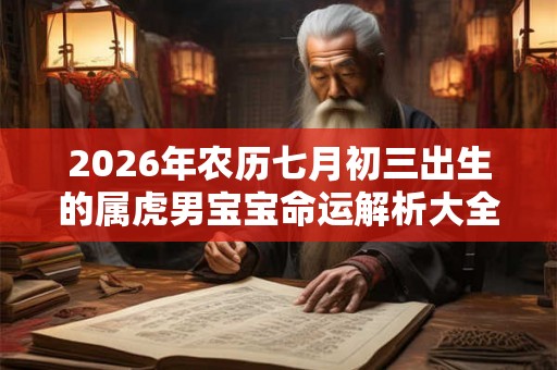 2026年农历七月初三出生的属虎男宝宝命运解析大全 2026年农历七月初三出生的属虎男宝宝命运解析大全
