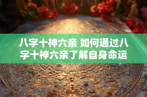 八字十神六亲 如何通过八字十神六亲了解自身命运