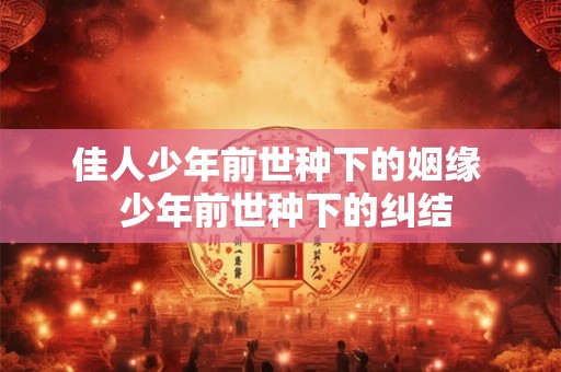 佳人少年前世种下的姻缘  少年前世种下的纠结