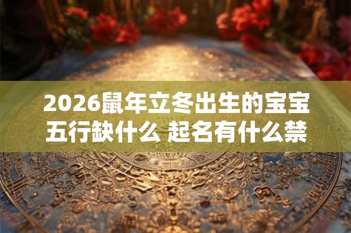 2026鼠年立冬出生的宝宝五行缺什么 起名有什么禁忌