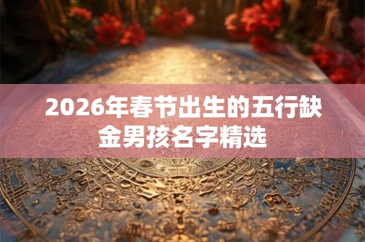 2026年春节出生的五行缺金男孩名字精选