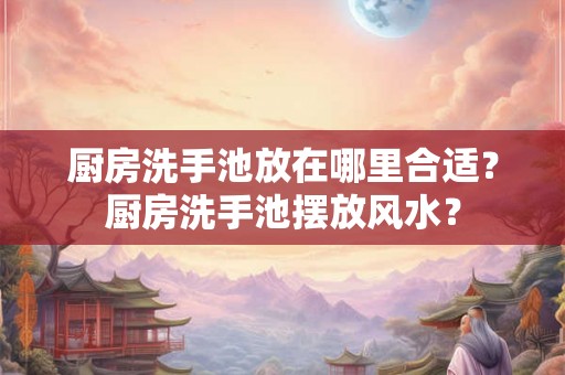 厨房洗手池放在哪里合适?厨房洗手池摆放风水? 厨房洗手池放在哪里合适?厨房洗手池摆放风水?