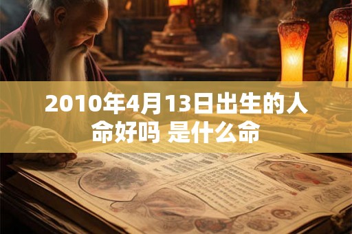 2010年4月13日出生的人命好吗 是什么命