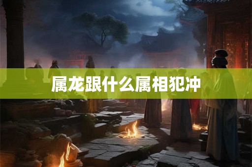 属龙跟什么属相犯冲