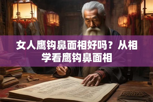 女人鹰钩鼻面相好吗？从相学看鹰钩鼻面相