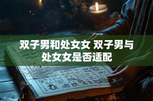 双子男和处女女 双子男与处女女是否适配