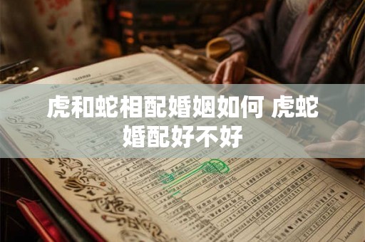 虎和蛇相配婚姻如何 虎蛇婚配好不好