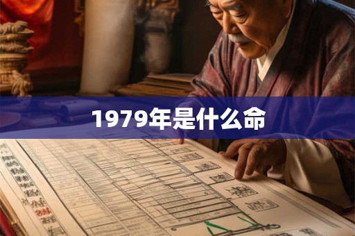 1979年是什么命 1979年是什么命
