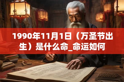 1990年11月1日（万圣节出生）是什么命_命运如何