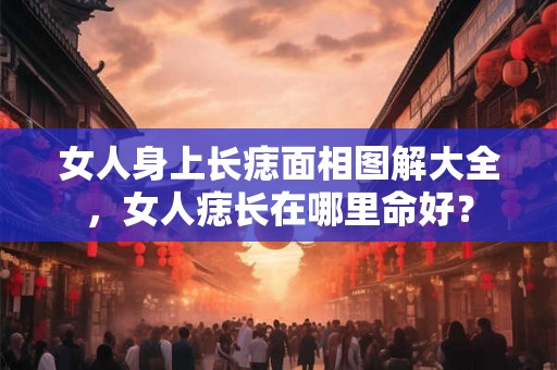 女人身上长痣面相图解大全,女人痣长在哪里命好? 女人身上长痣面相图解大全,女人痣长在哪里命好?