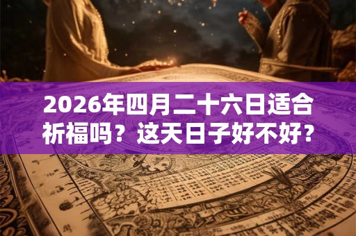 2026年四月二十六日适合祈福吗？这天日子好不好？