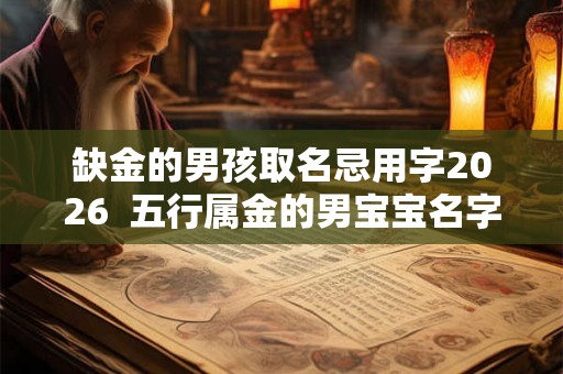 缺金的男孩取名忌用字2026  五行属金的男宝宝名字用字