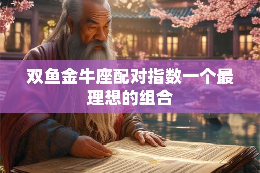双鱼金牛座配对指数一个最理想的组合