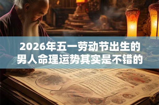 2026年五一劳动节出生的男人命理运势其实是不错的