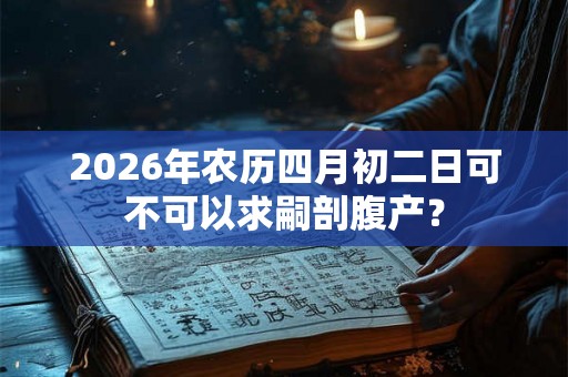 2026年农历四月初二日可不可以求嗣剖腹产？