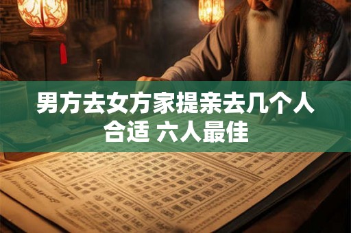 男方去女方家提亲去几个人合适 六人最佳