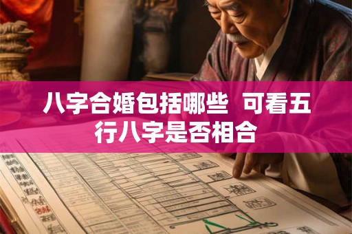 八字合婚包括哪些  可看五行八字是否相合