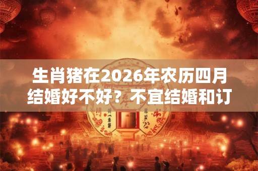 生肖猪在2026年农历四月结婚好不好?不宜结婚和订婚? 生肖猪在2026年农历四月结婚好不好?不宜结婚和订婚?