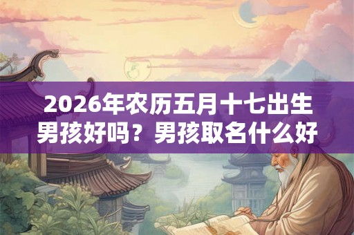 2026年农历五月十七出生男孩好吗？男孩取名什么好听？