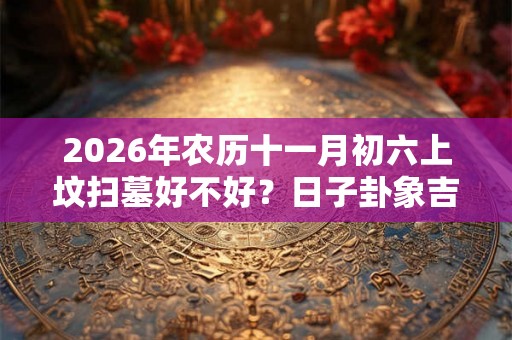 2026年农历十一月初六上坟扫墓好不好？日子卦象吉凶？