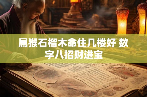 属猴石榴木命住几楼好 数字八招财进宝