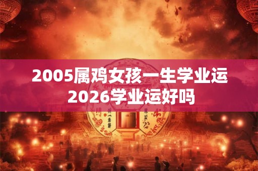2005属鸡女孩一生学业运 2026学业运好吗
