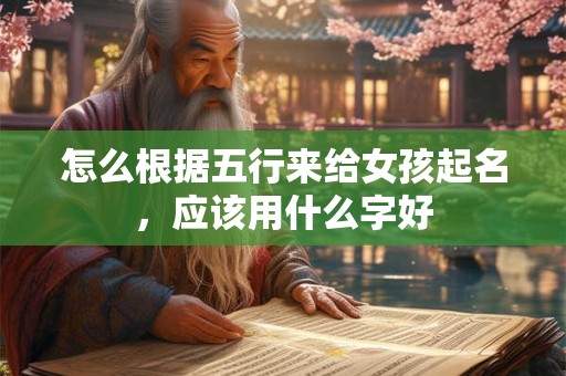 怎么根据五行来给女孩起名，应该用什么字好
