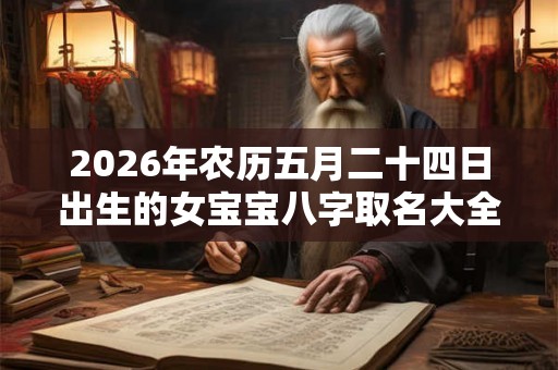 2026年农历五月二十四日出生的女宝宝八字取名大全