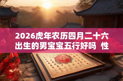 2026虎年农历四月二十六出生的男宝宝五行好吗  性格怎么样