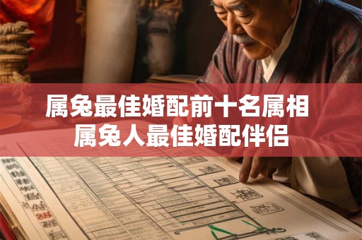 属兔最佳婚配前十名属相 属兔人最佳婚配伴侣